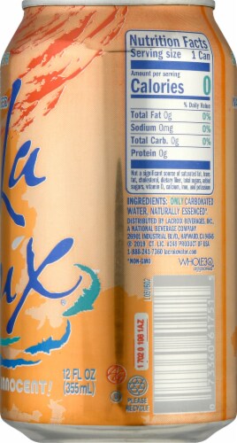 LaCroix® Orange Sparkling Water Perspective: right