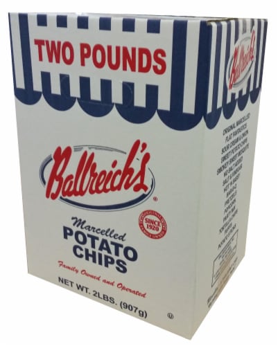 Ballreich's Marcelled Potato Chips Perspective: right