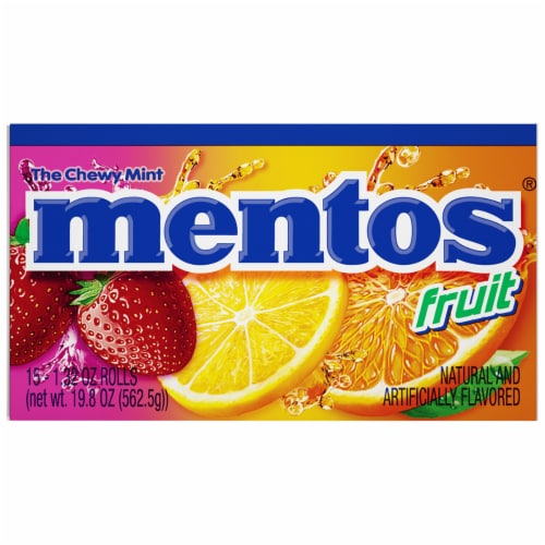 Mentos Mixed Fruit Chewy Mints Perspective: right