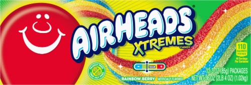Airheads® Rainbow Berry Xtremes Candy Perspective: right