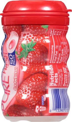 Mentos® Pure Fresh Sugar-Free Strawberry Gum Perspective: right