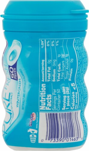 Mentos® Pure Fresh Sugar Free Wintergreen Chewing Gum Perspective: right