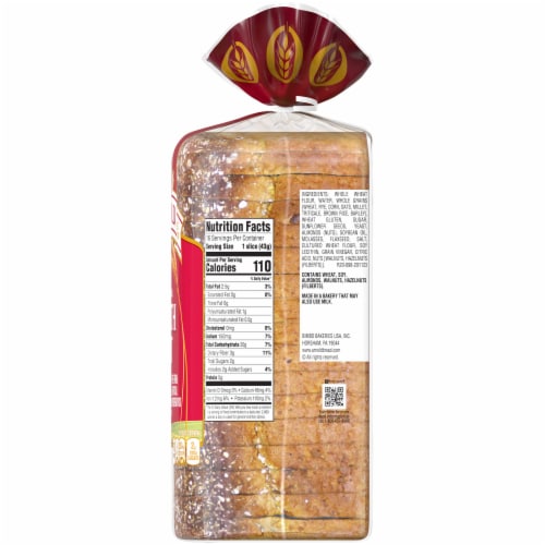 Arnold® Whole Grains Health Nut Bread (Packaging May Vary) Perspective: right