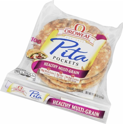 Arnold® Orowheat® Pocket Thins Healthy Multi-Grain Pita Pockets Perspective: right