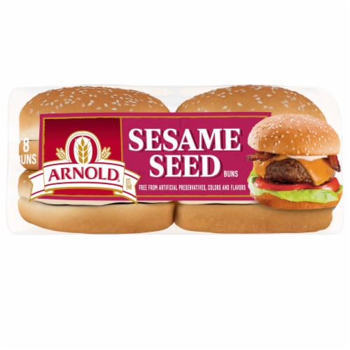 Arnold Sesame Seed Buns Perspective: right