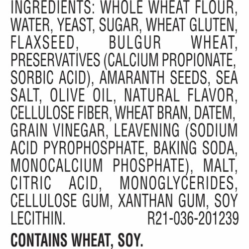 Arnold Sandwich Thins 100% Whole Wheat Flax & Fiber Rolls Perspective: right