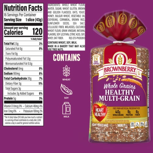 Brownberry Multi Whole Grain Bread Perspective: right