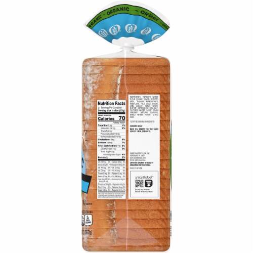 Arnold® Organic Thin Sliced Rustic White Bread Perspective: right
