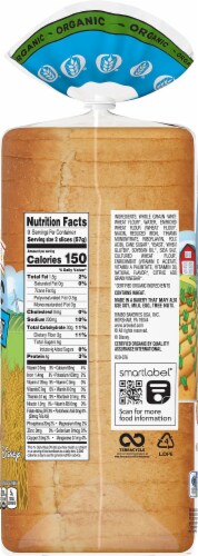 Oroweat® Organic White Made with Whole Wheat Bread Perspective: right