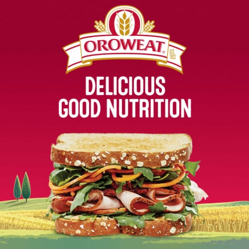 Oroweat Whole Grains 100% Whole Wheat Sandwich Bread Perspective: right