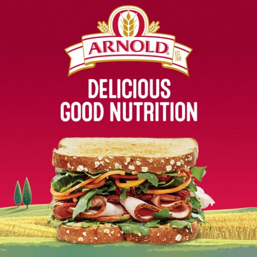 Arnold Whole Grains Small Slice Oatnut Bread Perspective: right