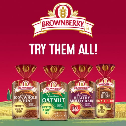 Brownberry® Oatnut® Small Slice Bread Perspective: right