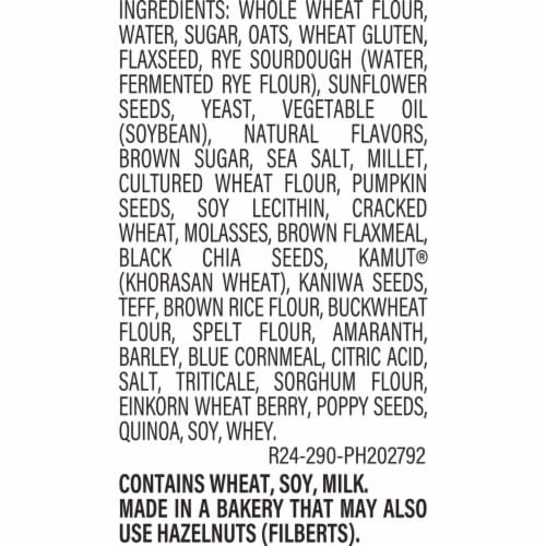 Brownberry 22 Grains & Seeds Wheat Small Slice Bread Perspective: right