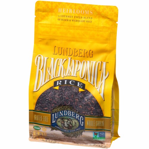 Lundberg Heirlooms Black Japonica Rice Perspective: right