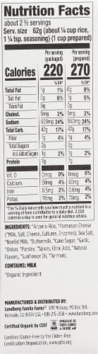 Lundberg Organic Risotto Alfredo Arborio Rice & Seasoning Mix Perspective: right