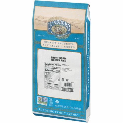 Lundberg Family Farms Brown Short Grain Rice Perspective: right