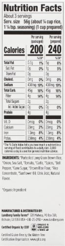 Lundberg® Family Farms® Organic Whole Grain Brown Rice & Seasoning Mix Perspective: right