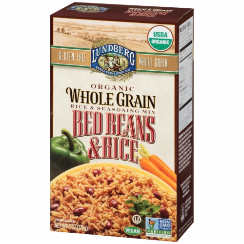 Lundberg Organic Red Beans & Rice Seasoning Mix Perspective: right