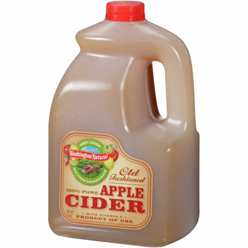 Washington Natural Old Fashioned Apple Cider Perspective: right
