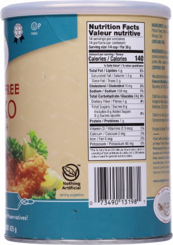 Jeff Nathan Creations™ Gluten Free Plain Panko Crumbs Perspective: right