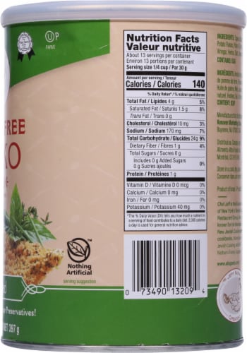 Jeff Nathan Creations™ Gluten-Free Seasoned Panko Flakes Perspective: right