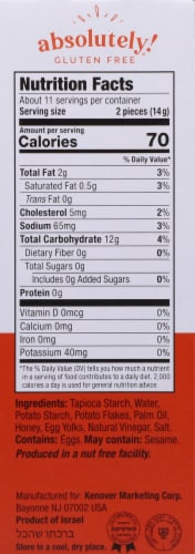 Absolutely Gluten Free Original Flatbread Perspective: right