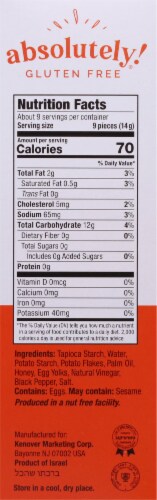 Absolutely® Gluten Free Cracked Pepper Crackers Perspective: right