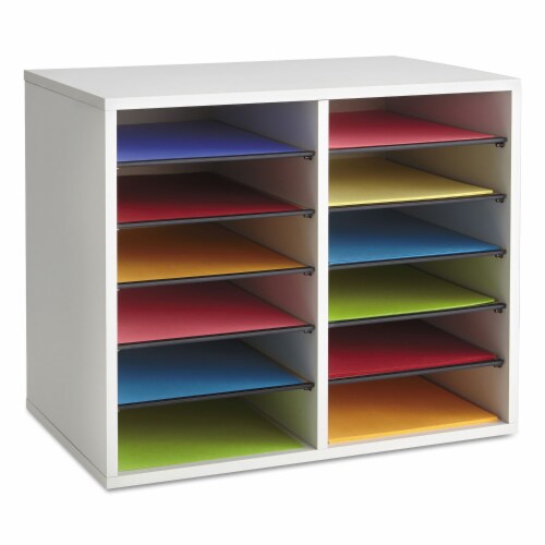 Safco Literature Sorter/Organizer 9420GR Perspective: right
