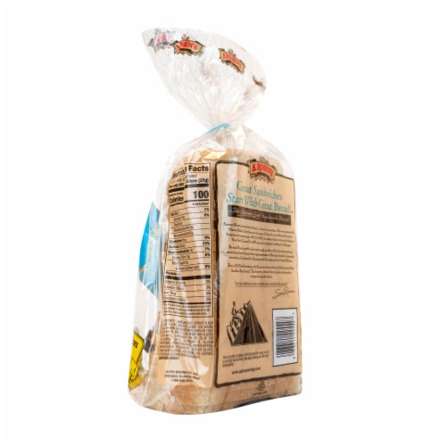 S. Rosen's Bread Thin-Sliced Plain Seedless Rye Bread Loaf Perspective: right