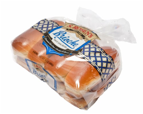 S. Rosen's Brioche Hot Dog Buns Perspective: right
