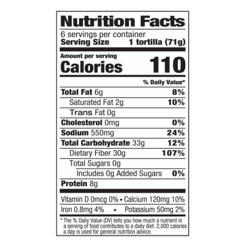 Mission Carb Balance Burrito Size Whole Wheat Flour Tortillas Perspective: right