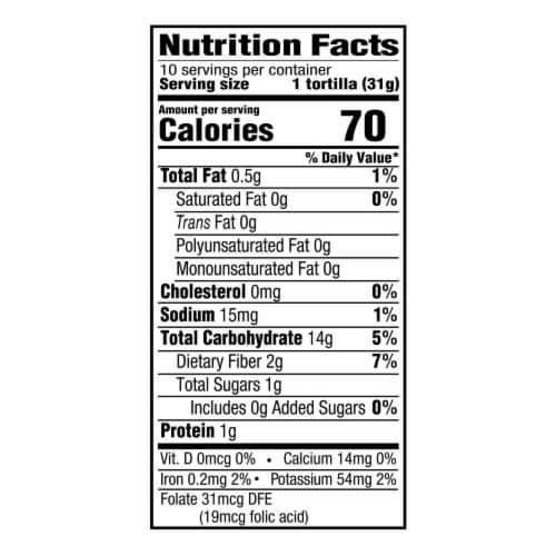 Mission Super Soft Super Size Yellow Corn Tortillas Perspective: right