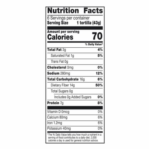 Mission Protein Tortilla Wraps Perspective: right