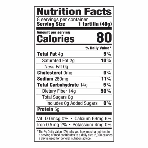 Mission® Zero Net Carbs Original Soft Taco Tortillas, 11.29 oz