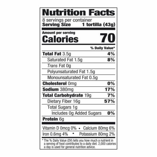 Mission Carb Balance Sundried Tomato Basil Tortilla Wraps Perspective: right