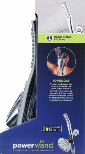 Waterpik® Power Wand™ Shower Head Perspective: right