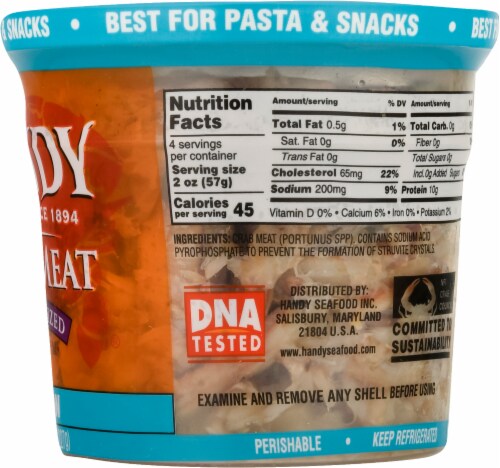 Handy Seafood Claw Crab Meat Perspective: right