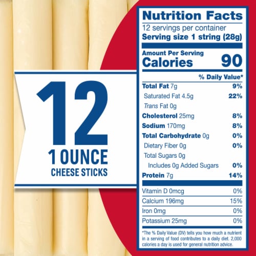 Galbani Whole Milk Mozzarella String Cheese Perspective: right