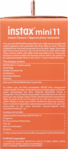 Fujifilm Instax Mini 11 Blue Camera Perspective: right