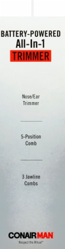 Conair Man All-In-1 Battery-Powered Trimmer Perspective: right