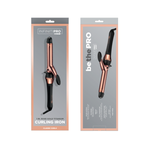Infiniti Pro Conair Titanium Curling Iron Black Rose Gold 1 ct Fred Meyer