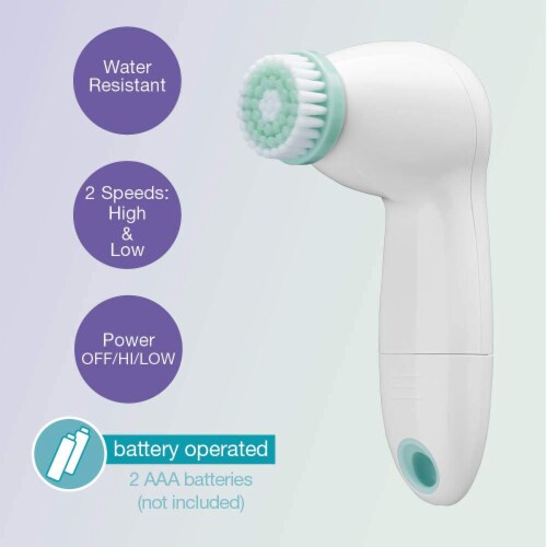 Conair® True Glow Battery-Operated Facial Brush Perspective: right