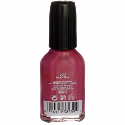 Sally Hansen Creme Nail Polish Rock N' Hard Perspective: right