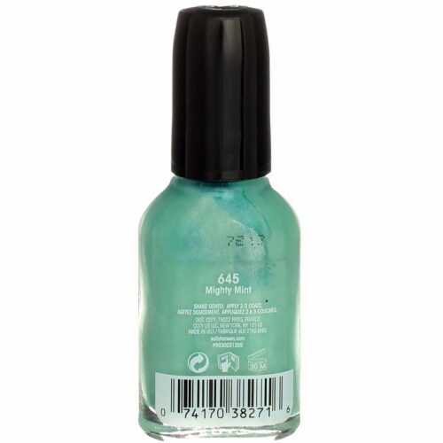 Sally Hansen® Hard As Nails 645 Mighty Mint Nail Polish Perspective: right