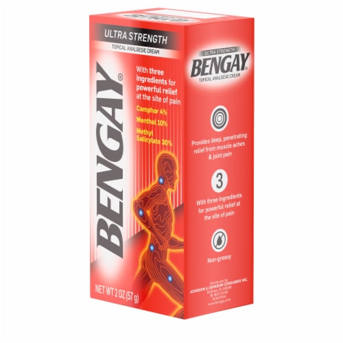 Bengay® Ultra Strength Topical Analgesic Cream Perspective: right