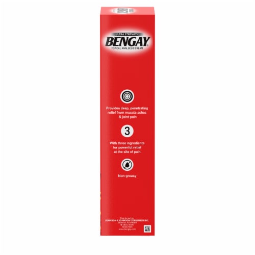 Bengay® Ultra Strength Topical Analgesic Cream Perspective: right