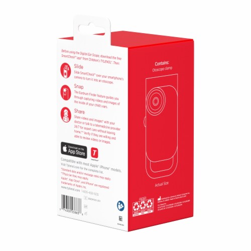 Tylenol® SmartCheck™ Children's Digital Ear Scope Perspective: right