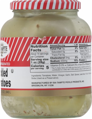 Ba-Tampte Pickled Tomatoes Perspective: right