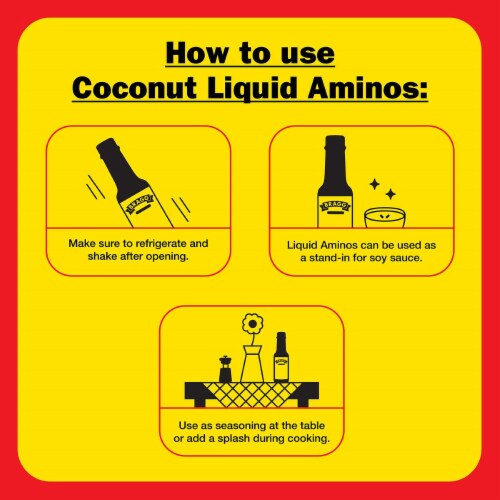 Bragg® Organic Coconut Liquid Aminos Soy-Free Seasoning Perspective: right
