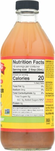 Bragg Organic Citrus Ginger Enhanced Apple Cider Vinegar Perspective: right
